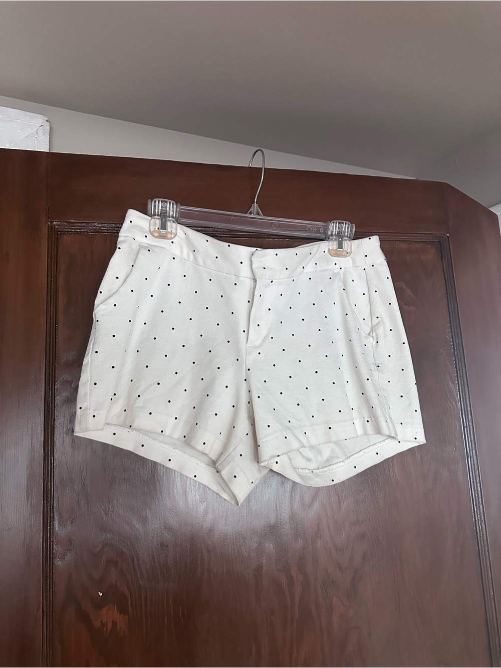 White Polka Dot Shorts